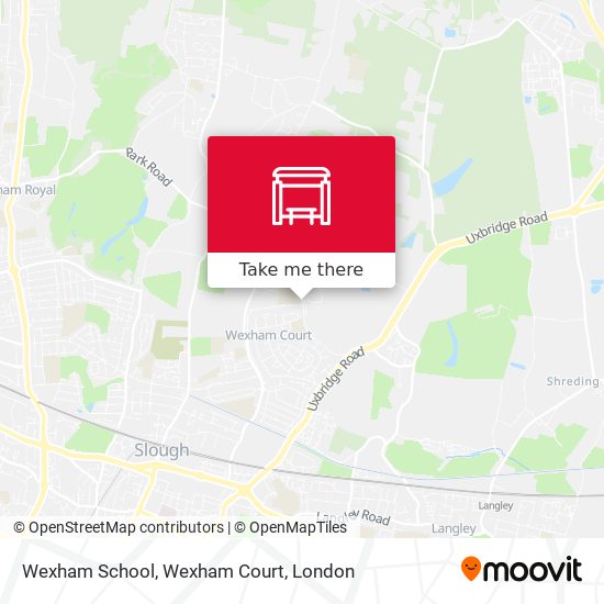 Wexham School, Wexham Court map