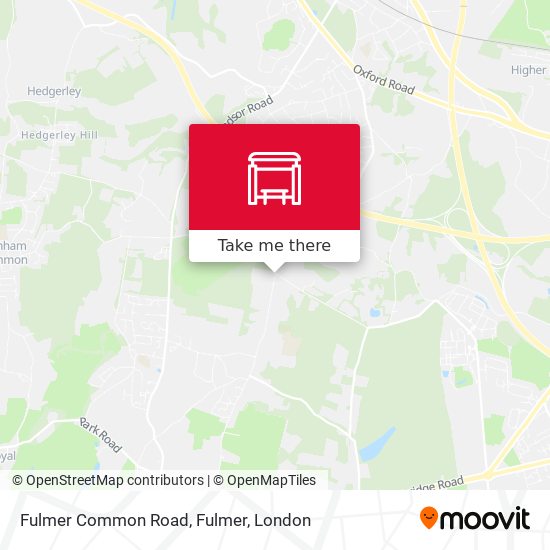 Fulmer Common Road, Fulmer map