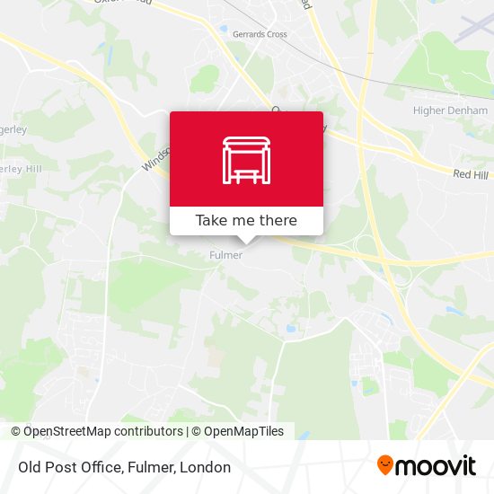 Old Post Office, Fulmer map