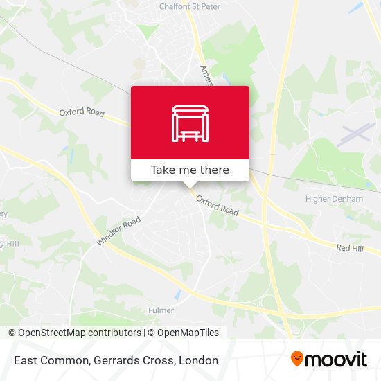 East Common, Gerrards Cross map