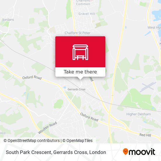South Park Crescent, Gerrards Cross map