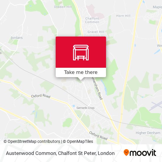 Austenwood Common, Chalfont St Peter map