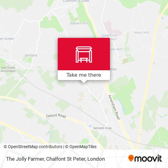 The Jolly Farmer, Chalfont St Peter map