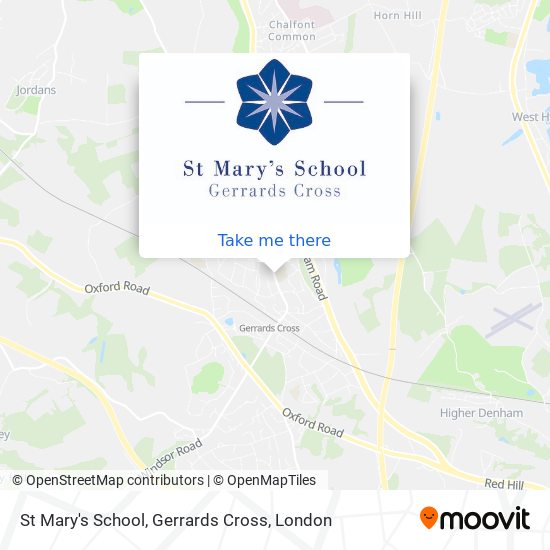 Gerrards Cross Train Line Map How To Get To St Mary's School, Gerrards Cross In London By Bus Or Train?