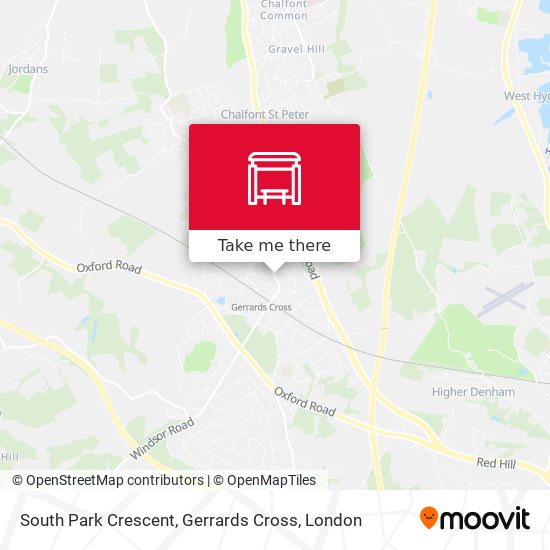 South Park Crescent, Gerrards Cross map