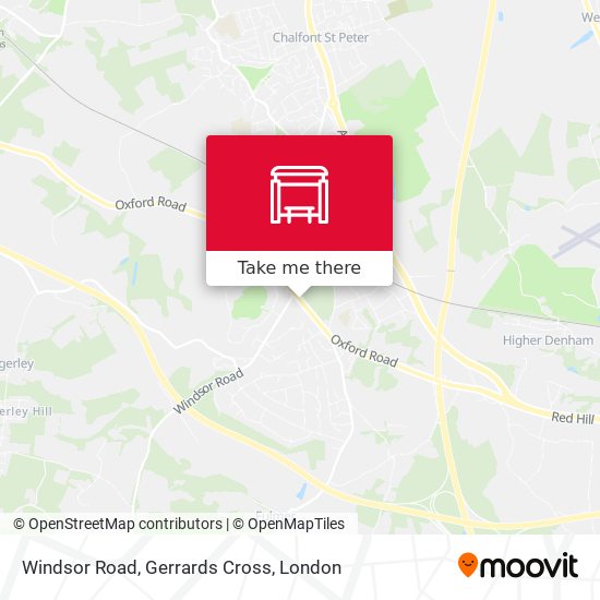 Windsor Road, Gerrards Cross map