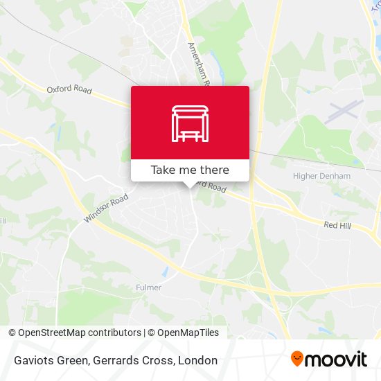 Gaviots Green, Gerrards Cross map