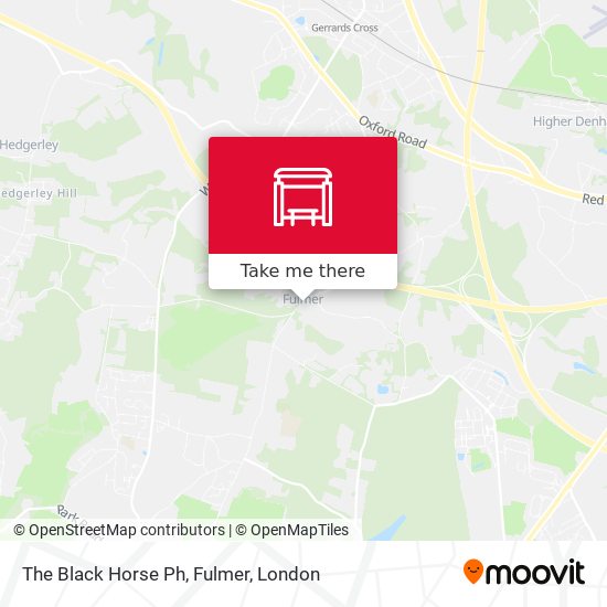The Black Horse Ph, Fulmer map