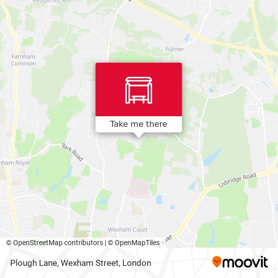 Plough Lane, Wexham Street map