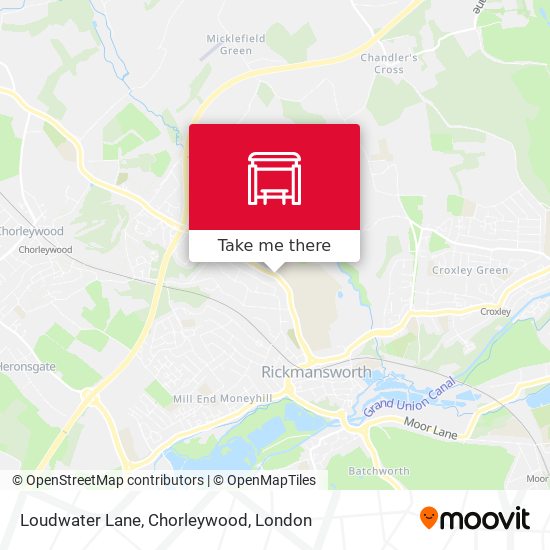 Loudwater Lane, Chorleywood map