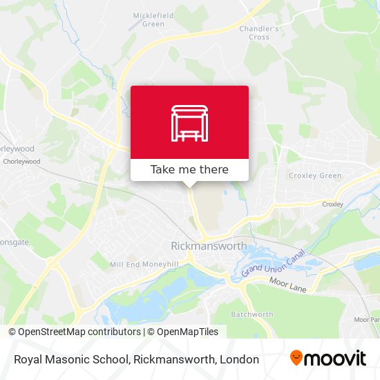 Royal Masonic School, Rickmansworth map