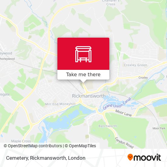 Cemetery, Rickmansworth map