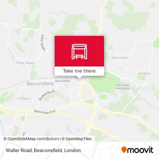 Waller Road, Beaconsfield map