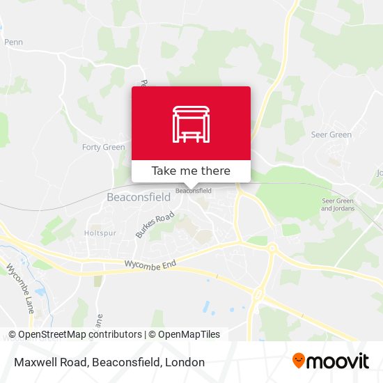 Maxwell Road, Beaconsfield map