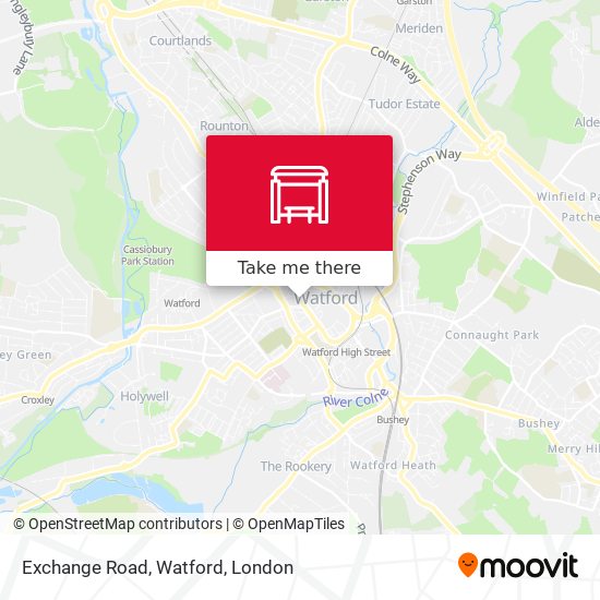 Exchange Road, Watford map
