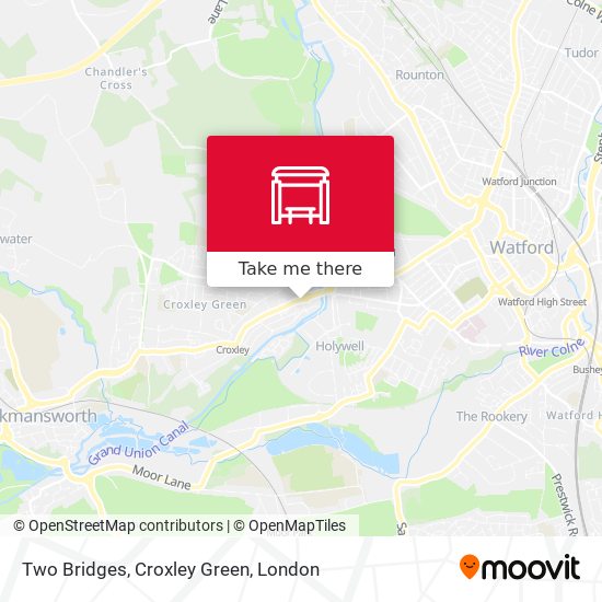 Two Bridges, Croxley Green map
