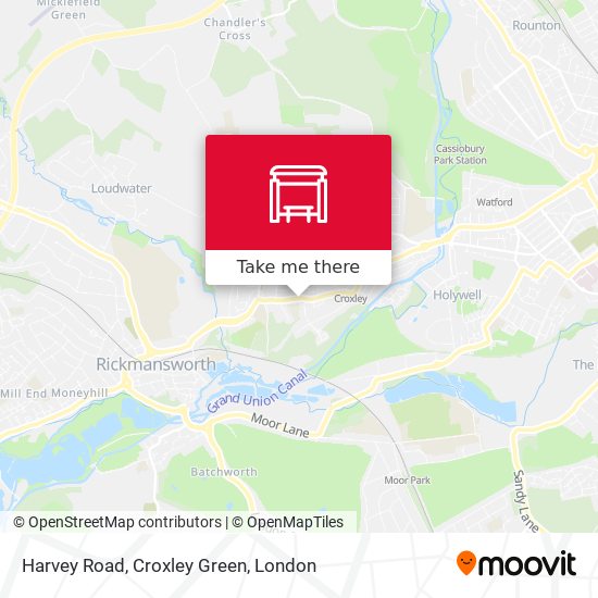 Harvey Road, Croxley Green map