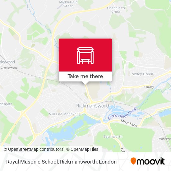 Royal Masonic School, Rickmansworth map