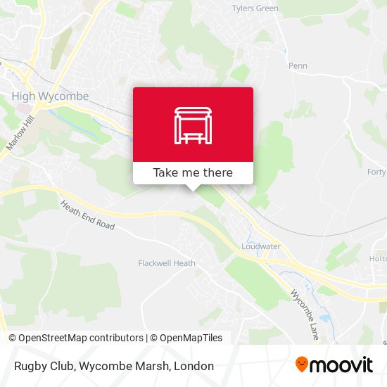 Rugby Club, Wycombe Marsh map