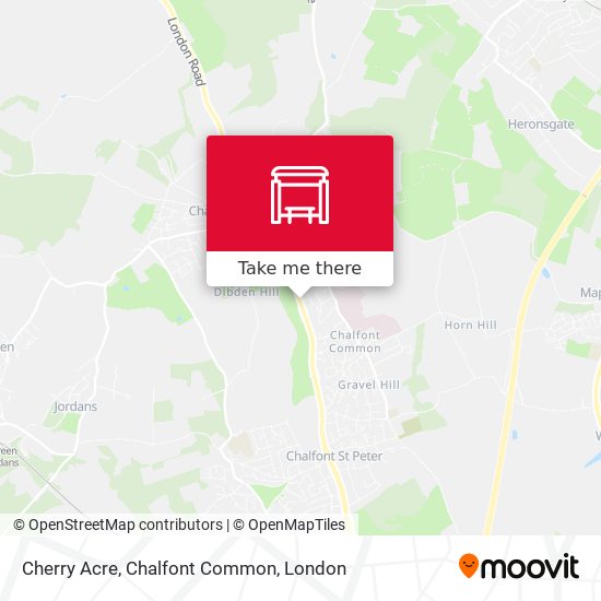 Cherry Acre, Chalfont Common map