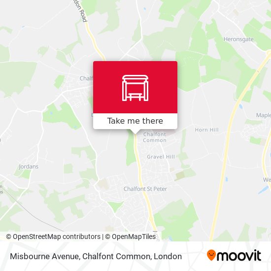 Misbourne Avenue, Chalfont Common map