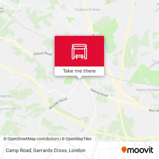Camp Road, Gerrards Cross map