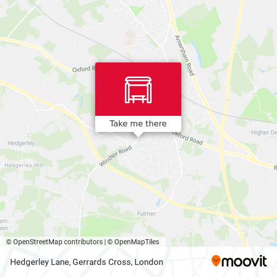 Hedgerley Lane, Gerrards Cross map