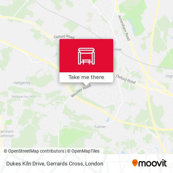 Dukes Kiln Drive, Gerrards Cross map