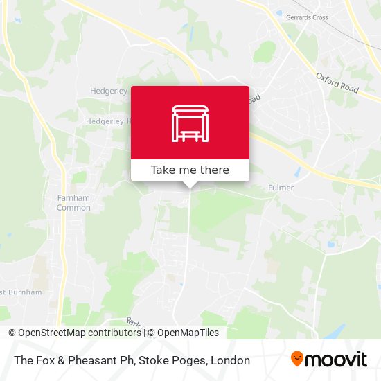 The Fox & Pheasant Ph, Stoke Poges map