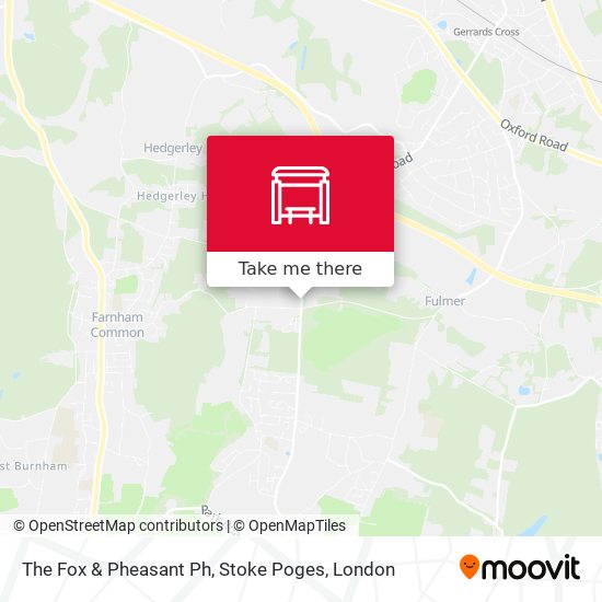 The Fox & Pheasant Ph, Stoke Poges map