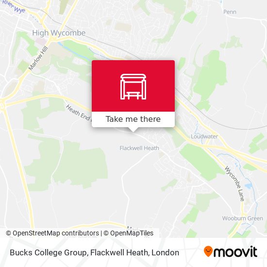 Bucks College Group, Flackwell Heath map