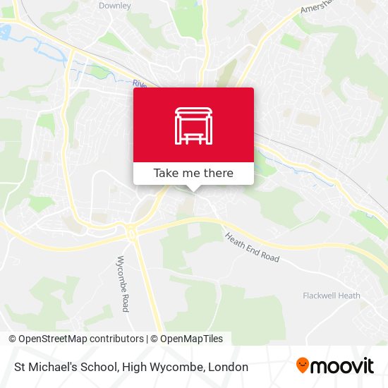 St Michael's School, High Wycombe map