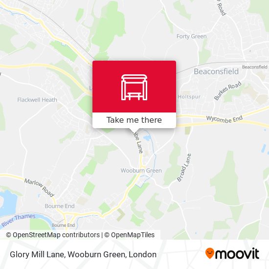 Glory Mill Lane, Wooburn Green map