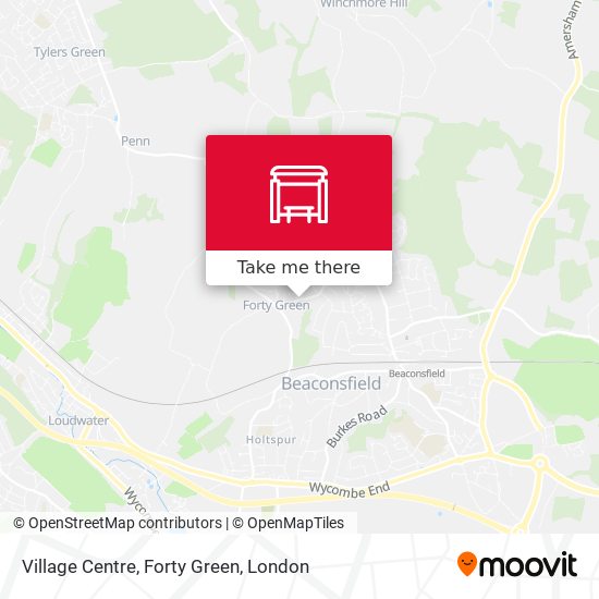 Village Centre, Forty Green map