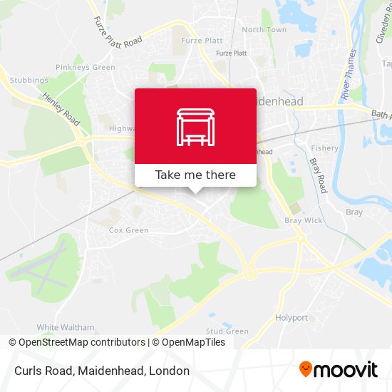 Curls Road, Maidenhead map