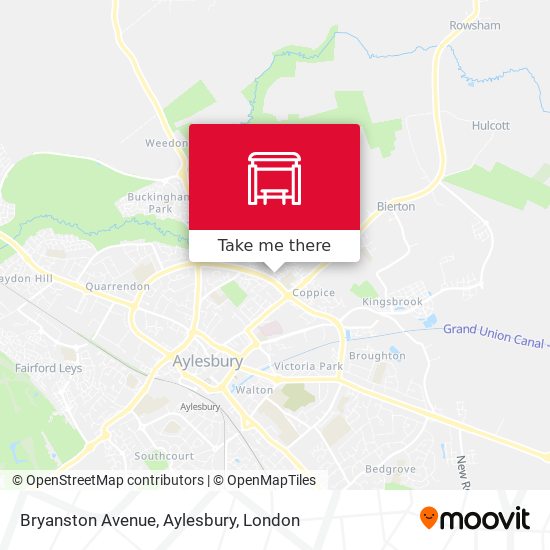 Bryanston Avenue, Aylesbury map
