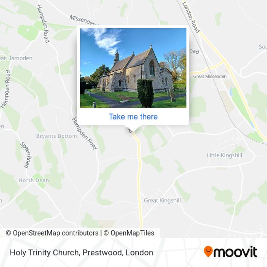 Holy Trinity Church, Prestwood map
