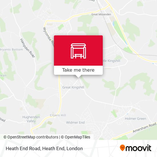 Heath End Road, Heath End map