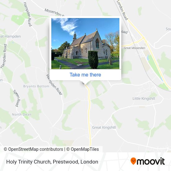 Holy Trinity Church, Prestwood map