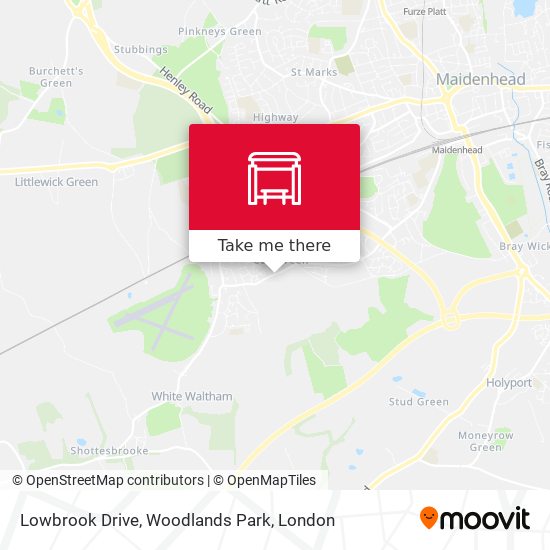 Lowbrook Drive, Woodlands Park map