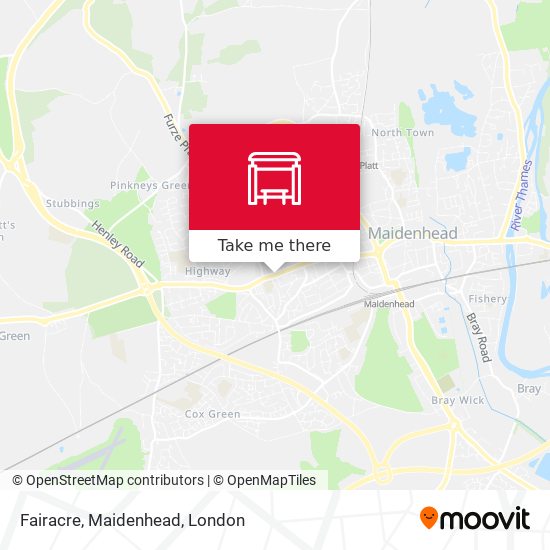 Fairacre, Maidenhead map
