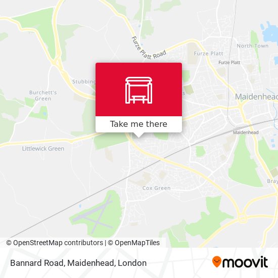 Bannard Road, Maidenhead map