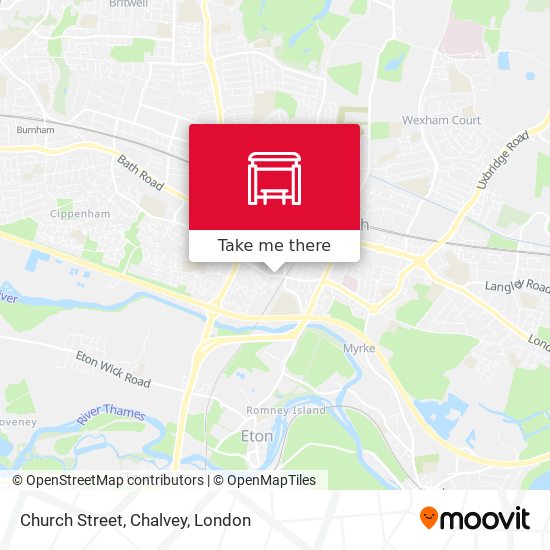 Church Street, Chalvey map