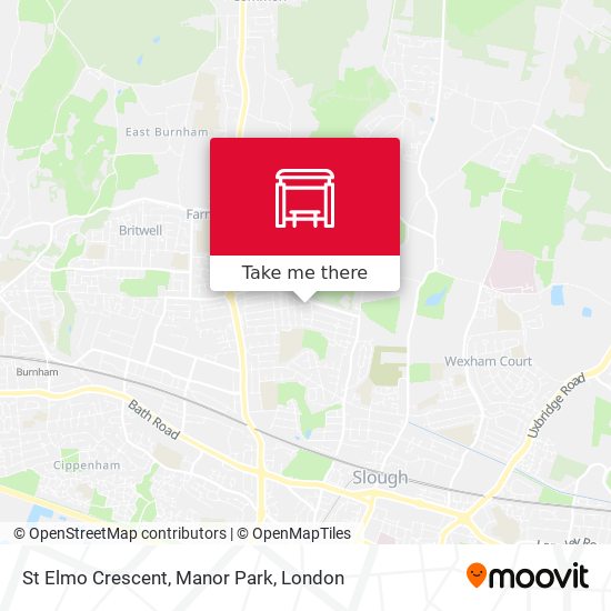 St Elmo Crescent, Manor Park map
