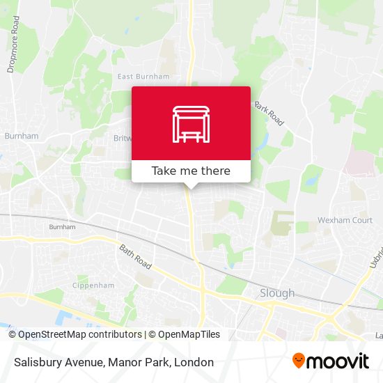 Salisbury Avenue, Manor Park map
