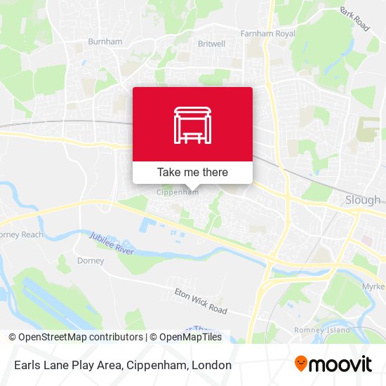 Earls Lane Play Area, Cippenham map