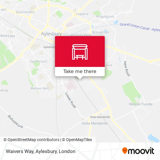 Waivers Way, Aylesbury map