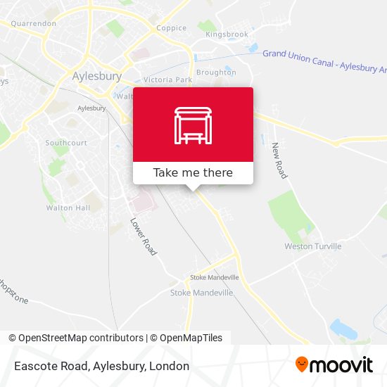 Eascote Road, Aylesbury map