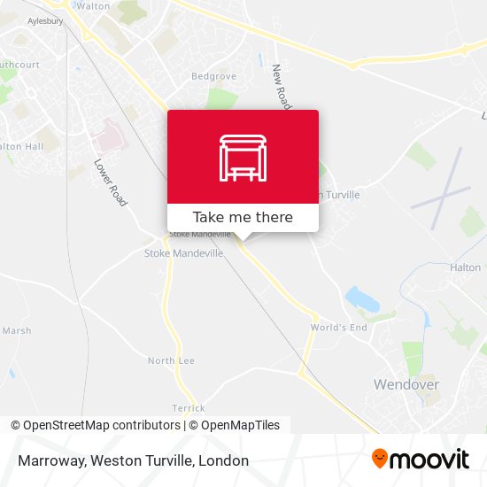 Marroway, Weston Turville map