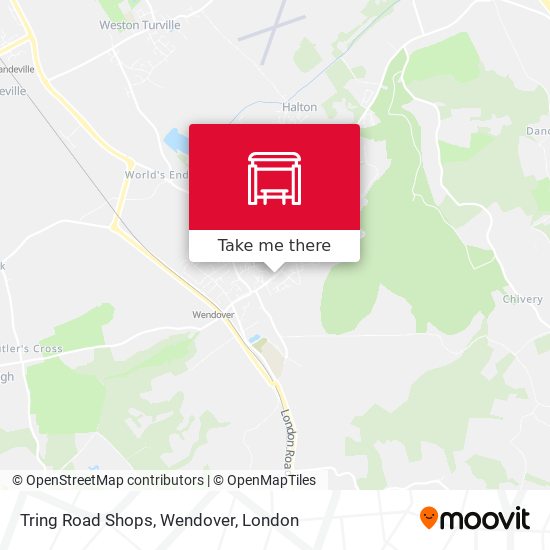 Tring Road Shops, Wendover map